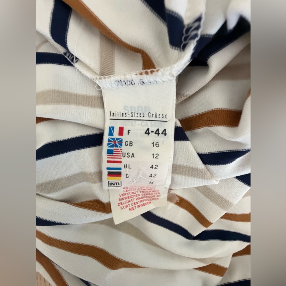 Saint James Breton Stripe UV Dress for Boat Beach or Casual, Size 12 - Picture 3 of 8